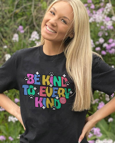 Pawz Sparkling Be Kind to Every Kind Tee - Pawz