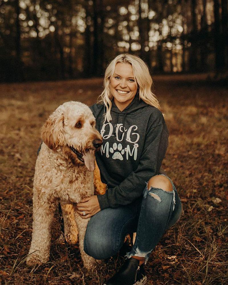 Pawz Floral Dog Mom Hoodie - Pawz