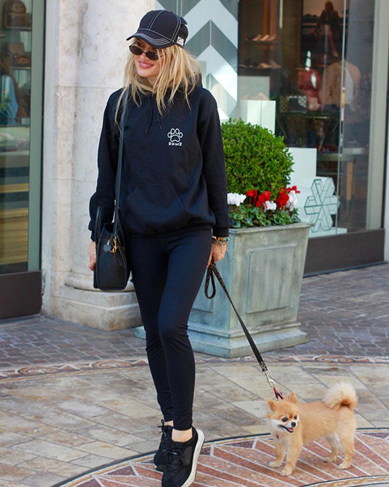 Pawz Splatter Print Black Hoodie - Pawz