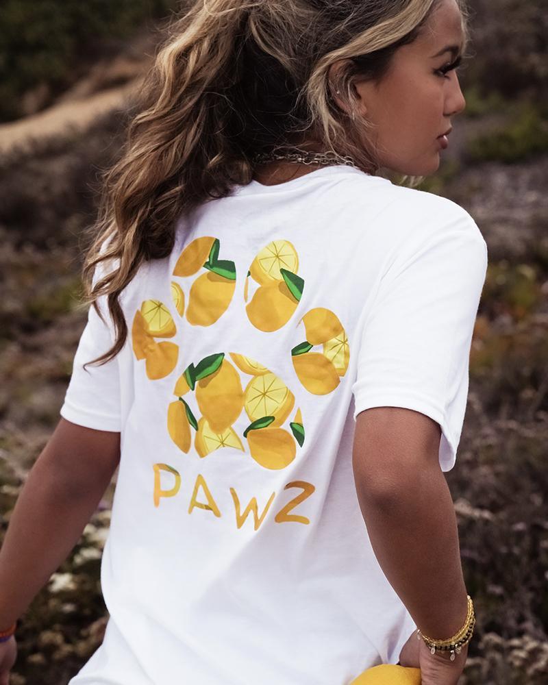 Pawz Lemon Print Tee - Pawz