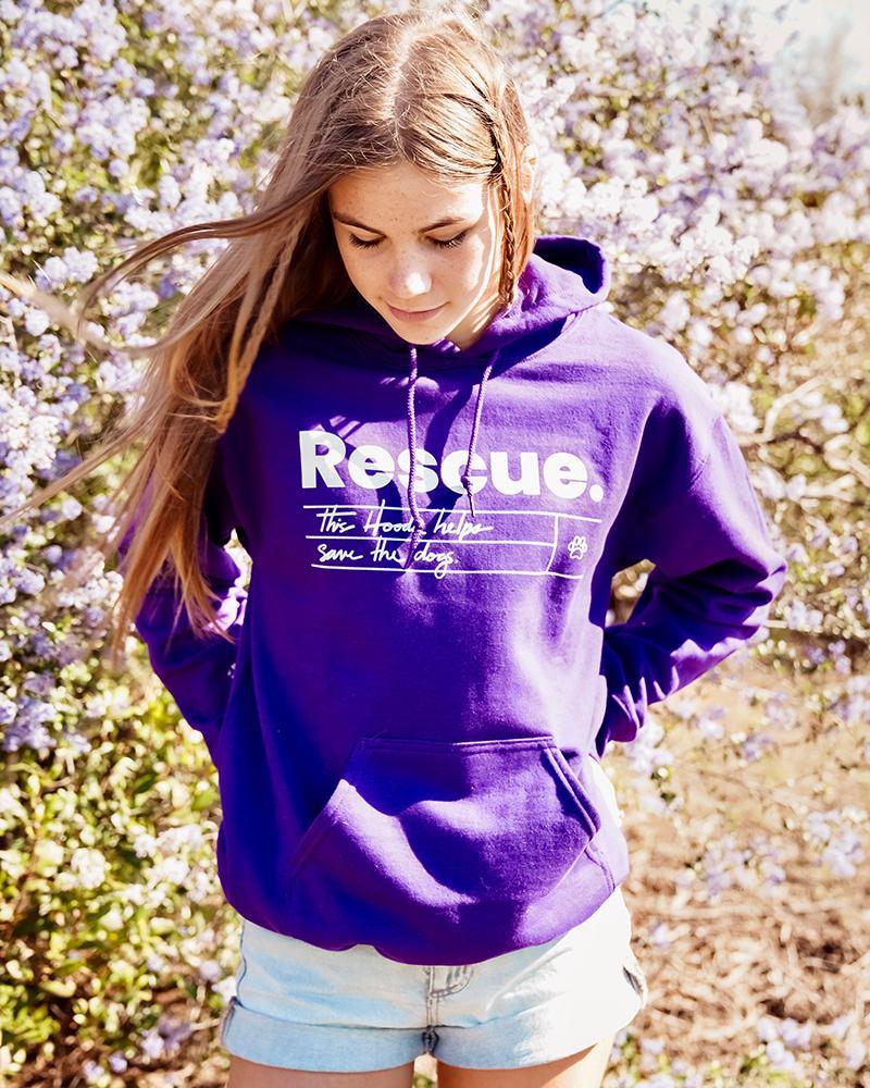 Pawz Rescue White Print Hoodie - Pawz