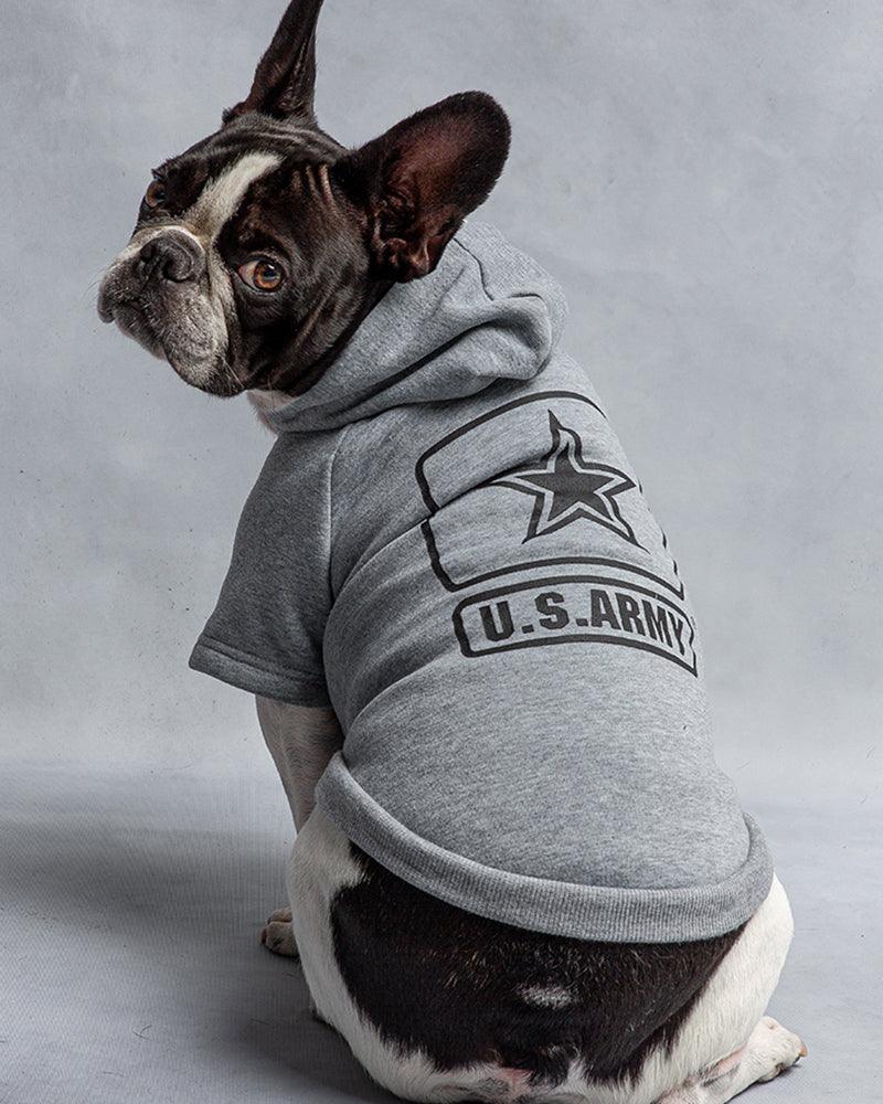 U.S. ARMY HOODED DOG FLEECE - Pawz