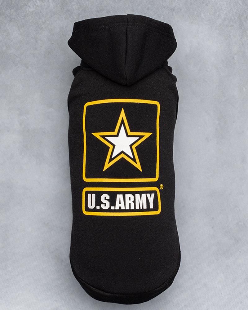 U.S. ARMY HOODED DOG FLEECE - Pawz