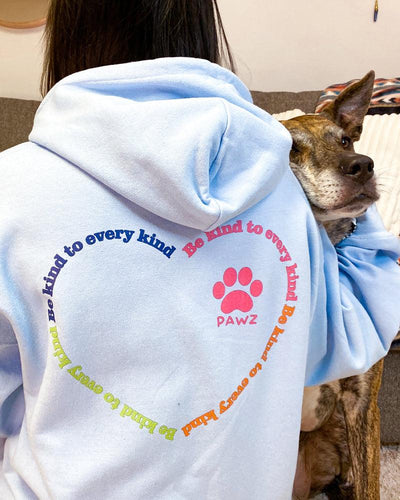Pawz Be Kind to Every Kind Open Heart Hoodie - Pawz